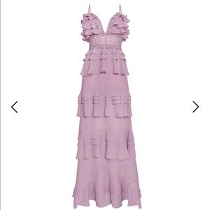 True Decadence lilac tiered ruffle dress. New with tags.
